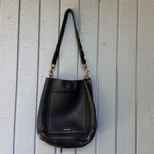 Rebecca Minkoff Black Leather Shoulder Bag